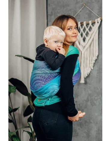 LennyHybrid nosítko Standard - PEACOCK’S TAIL - FANTASY