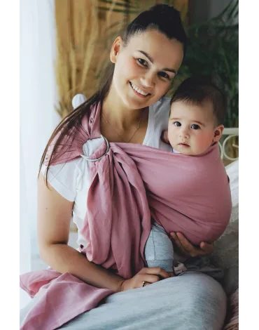 Little Frog ring sling Pure Linen - Hutt Lagoon - M (2 m)