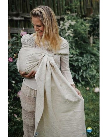 Little Frog ring sling - Linen Summer Meadow - S (1,7 m)