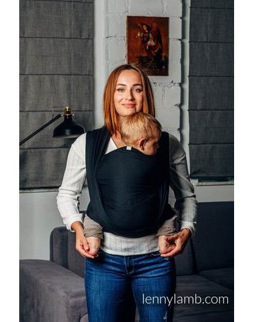 LennyLamb Basic Line - LITTLE HERRINGBONE BLACK EBONY