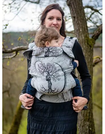 MoniLu UNI nosítko -Tree of Life Day + slintáčky