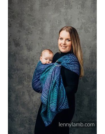 Lenny Lamb ring sling - PEACOCK'S TAIL - PROVANCE - standard 1.8m