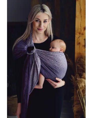 Little Frog ring Sling Tencel Iris Cube - M (2 m)