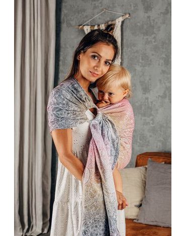 LennyLamb ring sling - WILD WINE - VINEYARD - standard 1,8m