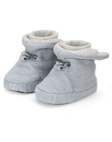 Capáčky Sterntaler fleece - grey