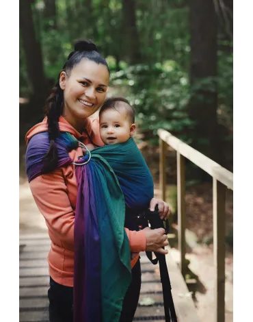 Little Frog ring sling Bamboo Misty Zircon - M (2m)