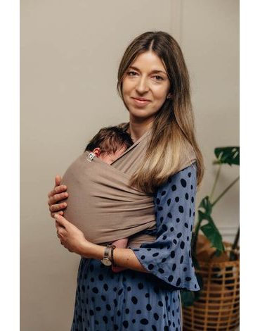 LennyLamb elastický šátek - Mocha - 5m