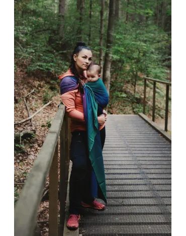 Little Frog ring sling Bamboo Misty Zircon - S (1,7m)