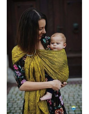 LITTLE FROG ring sling - LEMON WILDNESS - M