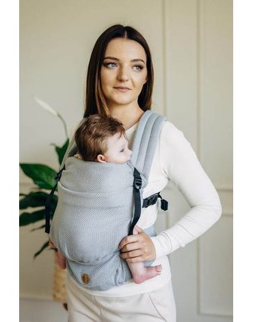 LennyLight nosítko- LITTLE HERRINGBONE GREY