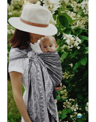 LITTLE FROG ring sling - CARBON HARMONY - M