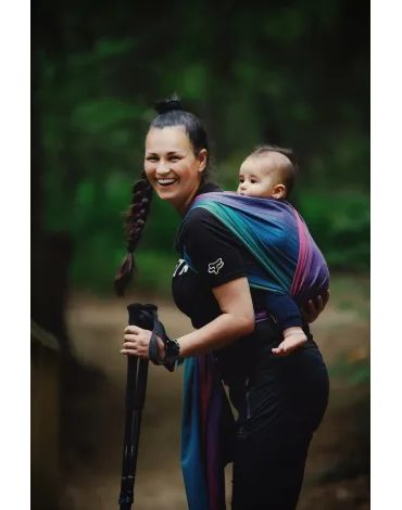 Little Frog šátek Bamboo Misty Zircon