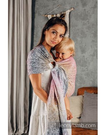 LennyLamb ring sling - WILD WINE - VINEYARD - standard 1,8m