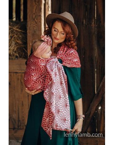 Lenny Lamb ring sling (69% bavlna, 31% tussah hedvábí) - LOTUS - FOXY - standard 1.8m