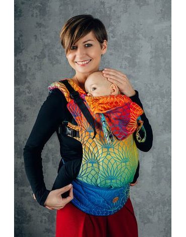 LennyGo nosítko Toddler - RAINBOW LOTUS