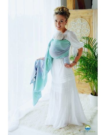 Little Frog ring sling - Bamboo Larimar - size M (2,1 m)