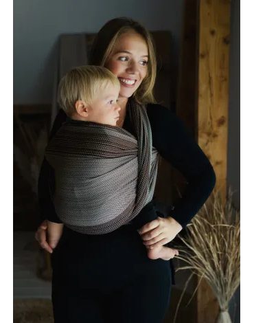 Little Frog šátek - Brown Path