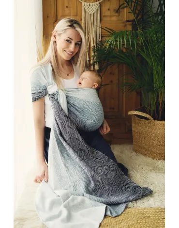 Little Frog ring Sling Tencel Rocky Cube - M (2 m)