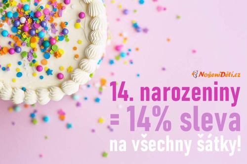 NošeníDětí.cz 14. narozeniny