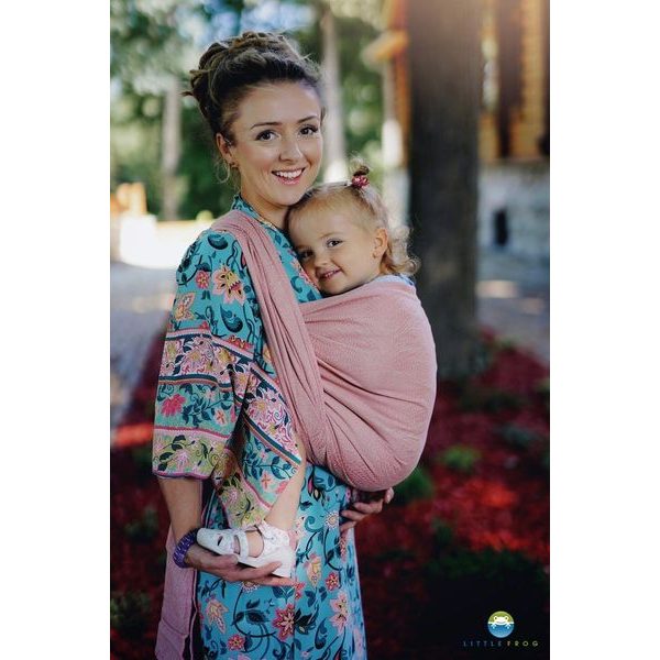 LITTLE FROG - PINK LINEN WILDNESS 4,7M (VEL. 6) - LITTLE FROG{% if zbozi.kategorie.adresa_nazvy[0] != zbozi.kategorie.nazev %} - ŠÁTKY{% endif %}