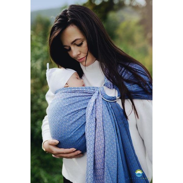 LITTLE FROG RING SLING - LOVELY DAWN - S (1,7 M) - LITTLE FROG /BELOVED SLINGS RING SLING{% if zbozi.kategorie.adresa_nazvy[0] != zbozi.kategorie.nazev %} - ŠÁTKY{% endif %}