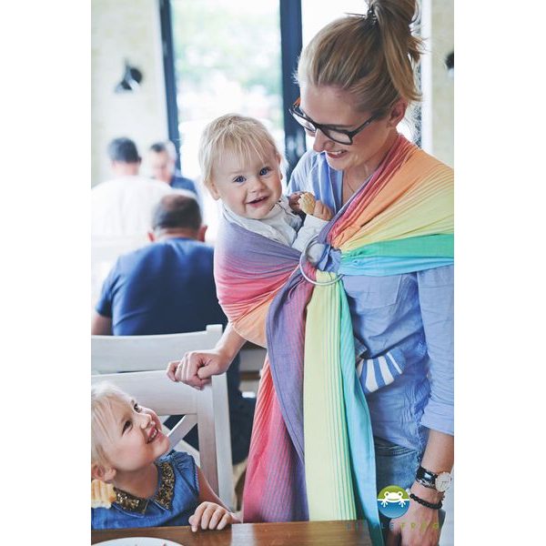 LITTLE FROG RING SLING - SANDY AMMOLITE - M - LITTLE FROG /BELOVED SLINGS RING SLING{% if zbozi.kategorie.adresa_nazvy[0] != zbozi.kategorie.nazev %} - ŠÁTKY{% endif %}