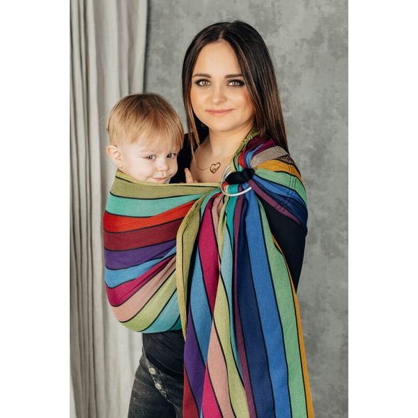 LENNY LAMB RING SLING - CAROUSEL OF COLORS - STANDARD 1.8M - LENNYLAMB RING SLING{% if zbozi.kategorie.adresa_nazvy[0] != zbozi.kategorie.nazev %} - ŠÁTKY{% endif %}