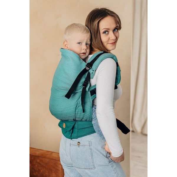 LENNYPRESCHOOL NOSÍTKO - LITTLE HERRINGBONE OMBRE GREEN - LENNYPRESCHOOL{% if zbozi.kategorie.adresa_nazvy[0] != zbozi.kategorie.nazev %} - NOSÍTKA{% endif %}