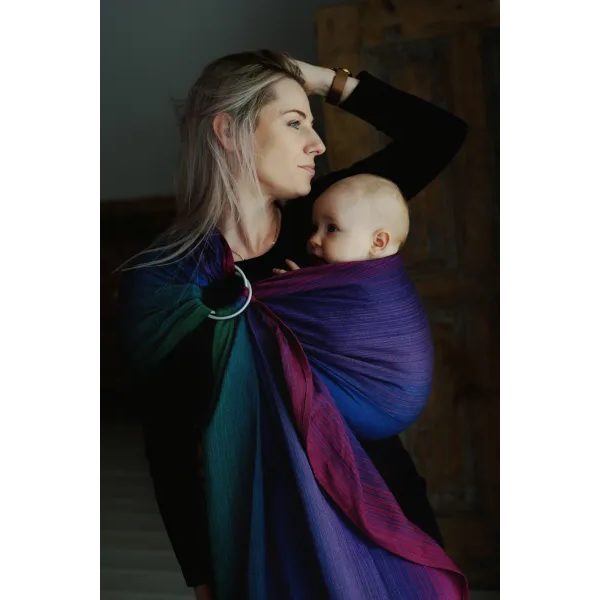 LITTLE FROG RING SLING ZIRCON - S (1,7M) - LITTLE FROG /BELOVED SLINGS RING SLING{% if zbozi.kategorie.adresa_nazvy[0] != zbozi.kategorie.nazev %} - ŠÁTKY{% endif %}