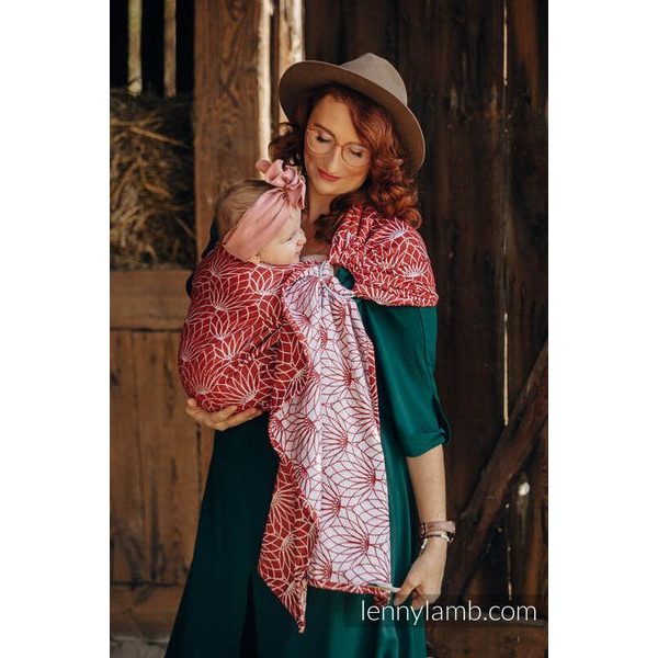 LENNY LAMB RING SLING (69% BAVLNA, 31% TUSSAH HEDVÁBÍ) - LOTUS - FOXY - STANDARD 1.8M - LENNYLAMB RING SLING{% if zbozi.kategorie.adresa_nazvy[0] != zbozi.kategorie.nazev %} - ŠÁTKY{% endif %}