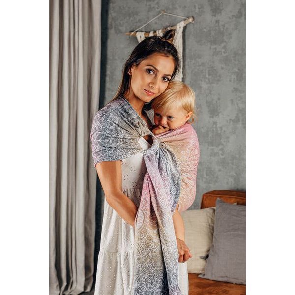 LENNYLAMB RING SLING - WILD WINE - VINEYARD - STANDARD 1,8M - LENNYLAMB RING SLING{% if zbozi.kategorie.adresa_nazvy[0] != zbozi.kategorie.nazev %} - ŠÁTKY{% endif %}