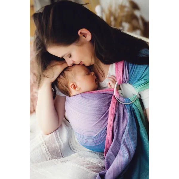 LITTLE FROG RING SLING BAMBOO ZIRCON - S (1,7 M) - LITTLE FROG /BELOVED SLINGS RING SLING{% if zbozi.kategorie.adresa_nazvy[0] != zbozi.kategorie.nazev %} - ŠÁTKY{% endif %}