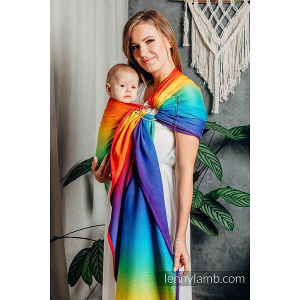 LENNYLAMB RING SLING - RAINBOW BABY - STANDARD 1.8M - LENNYLAMB RING SLING{% if zbozi.kategorie.adresa_nazvy[0] != zbozi.kategorie.nazev %} - ŠÁTKY{% endif %}