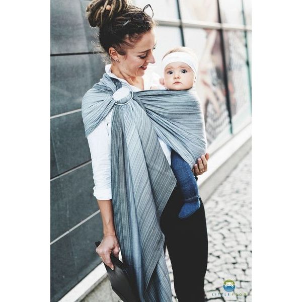 LITTLE FROG RING SLING- ANGELIT - S - LITTLE FROG /BELOVED SLINGS RING SLING{% if zbozi.kategorie.adresa_nazvy[0] != zbozi.kategorie.nazev %} - ŠÁTKY{% endif %}