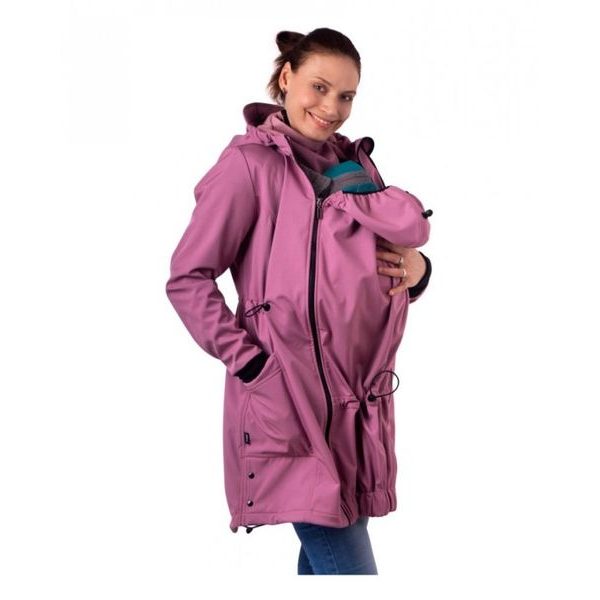 SOFTSHELLOVÁ NOSÍCÍ BUNDA ANDREA + TĚHOTENSKÁ VSADKA - RŮŽOVÁ - JOŽÁNEK NOSÍCÍ OBLEČENÍ{% if zbozi.kategorie.adresa_nazvy[0] != zbozi.kategorie.nazev %} - NOSÍCÍ OBLEČENÍ{% endif %}