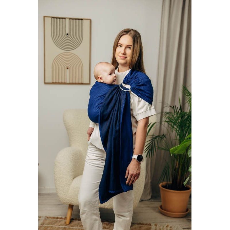 LENNY LAMB BASIC LINE RING SLING - COBALT - STANDARD 1.8M - LENNYLAMB RING SLING - ŠÁTKY