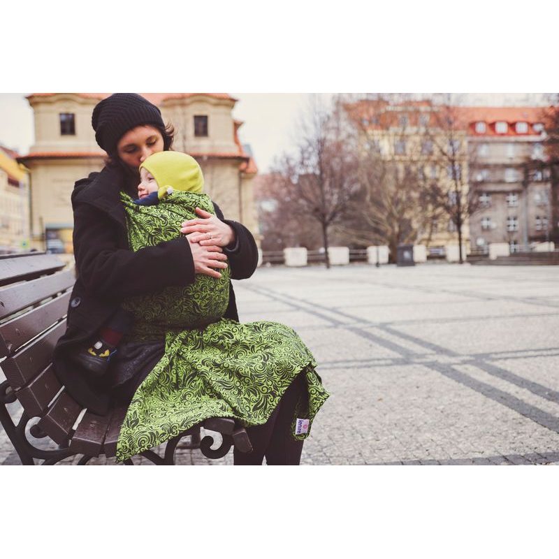 LENIRE FLORA BLACK/LIME GREEN LE - LENIRE - ŠÁTKY