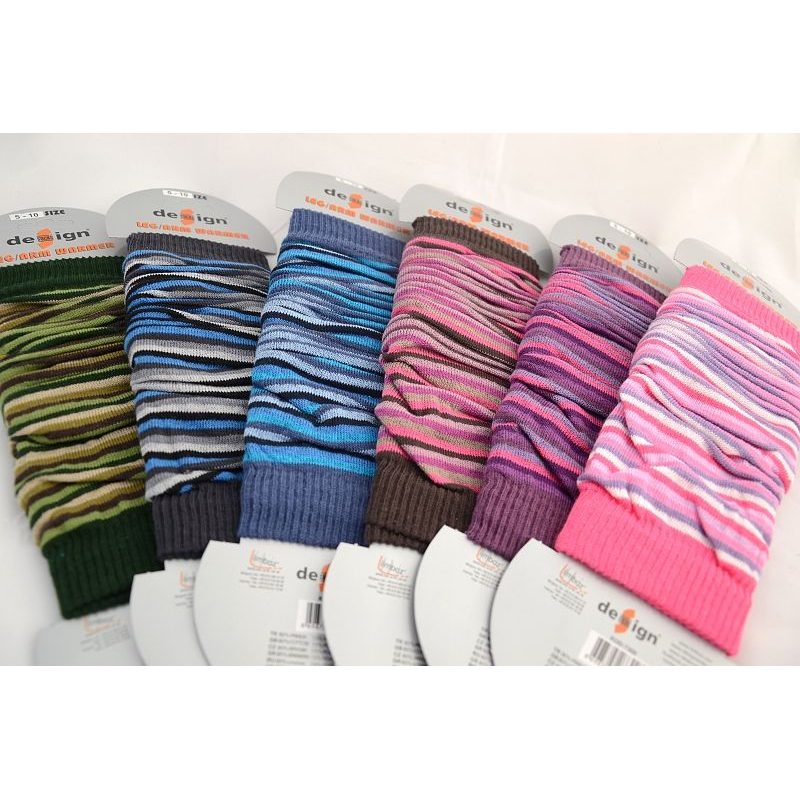 NÁVLEKY DESIGNSOCKS UŽŠÍ PRUHY - NÁVLEKY KLASICKÉ - NA NOŽIČKY