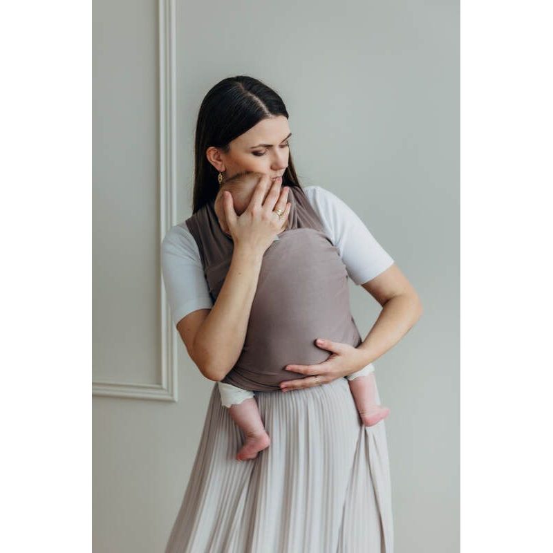 LENNYLAMB ELASTICKÝ ŠÁTEK - MOCHA - 5M - LENNYLAMB - ŠÁTKY