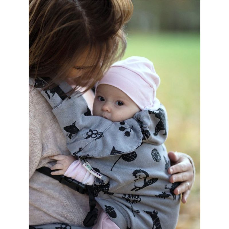 MONILU UNI NOSÍTKO - FOREST SILVER + SLINTÁČKY - MONILU UNI - NOSÍTKA