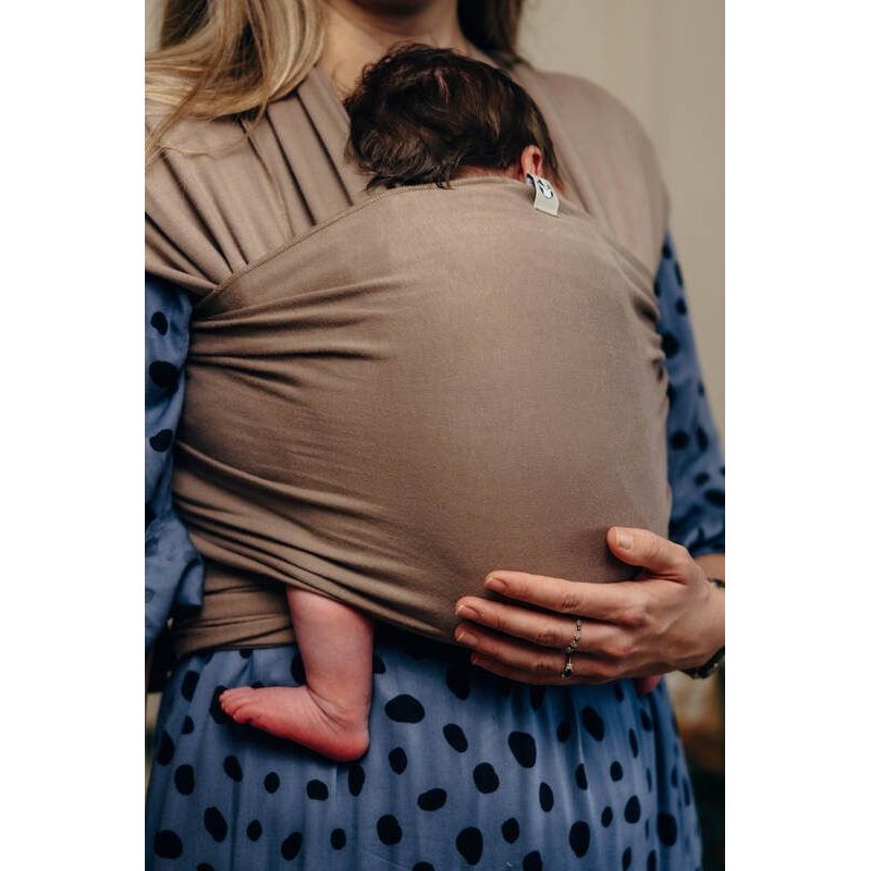 LENNYLAMB ELASTICKÝ ŠÁTEK - MOCHA - 5M - LENNYLAMB - ŠÁTKY