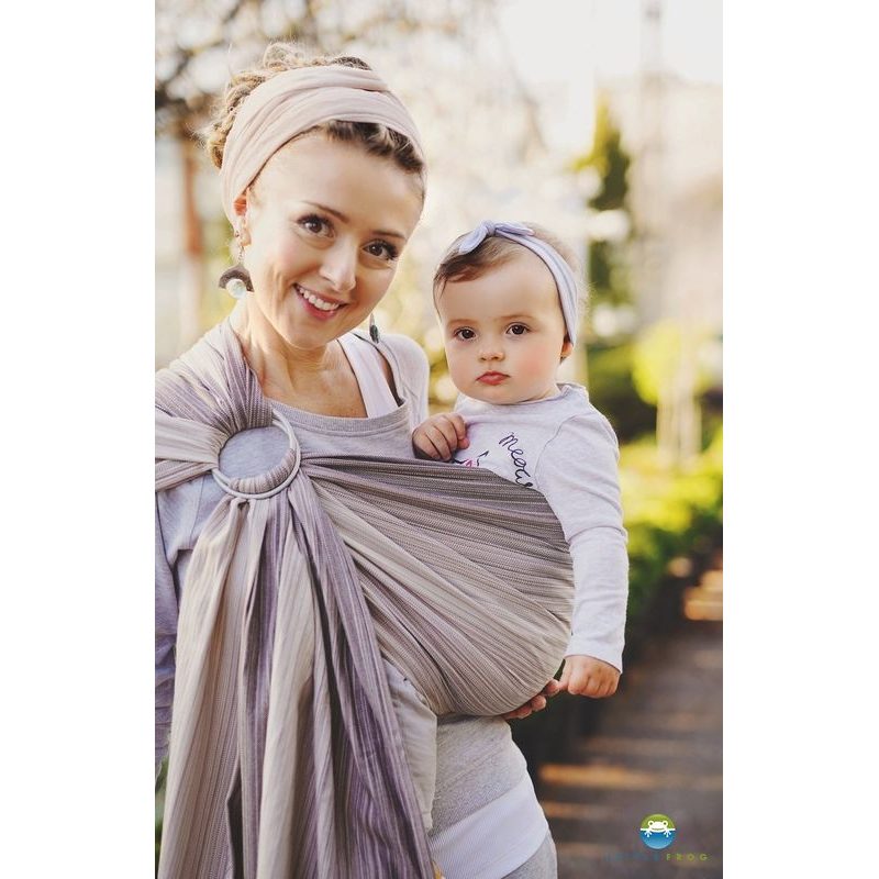 LITTLE FROG RING SLING - QUARTZ - M - LITTLE FROG /BELOVED SLINGS RING SLING - ŠÁTKY