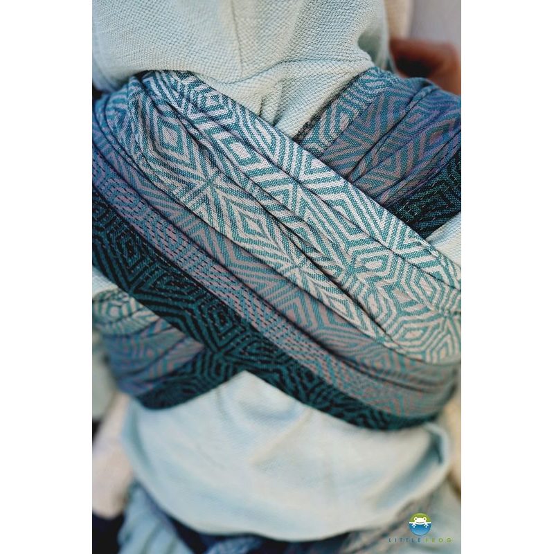 LITTLE FROG - EVERGREEN CUBE TENCEL - LITTLE FROG - ŠÁTKY