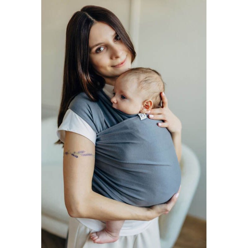 LENNYLAMB ELASTICKÝ ŠÁTEK - ANTHRACITE - 5 M - LENNYLAMB - ŠÁTKY