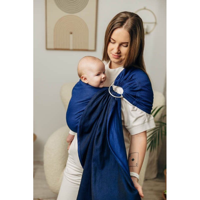LENNY LAMB BASIC LINE RING SLING - COBALT - STANDARD 1.8M - LENNYLAMB RING SLING - ŠÁTKY