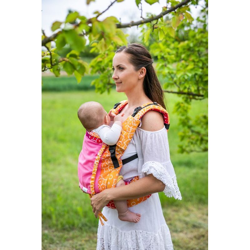 BE LENKA NOSÍTKO 4EVER - SHRI YANTRA - LILA - LETNÍ VERZE + SLINTÁČKY - BE LENKA 4EVER - NOSÍTKA