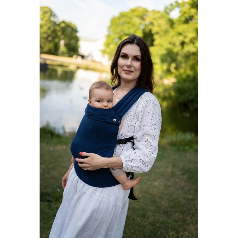 QUSY NOSÍTKO STANDARD 2.0 - LINEN NAVY - STANDARD - VEL. 62 - 2 ROKY - NOSÍTKA