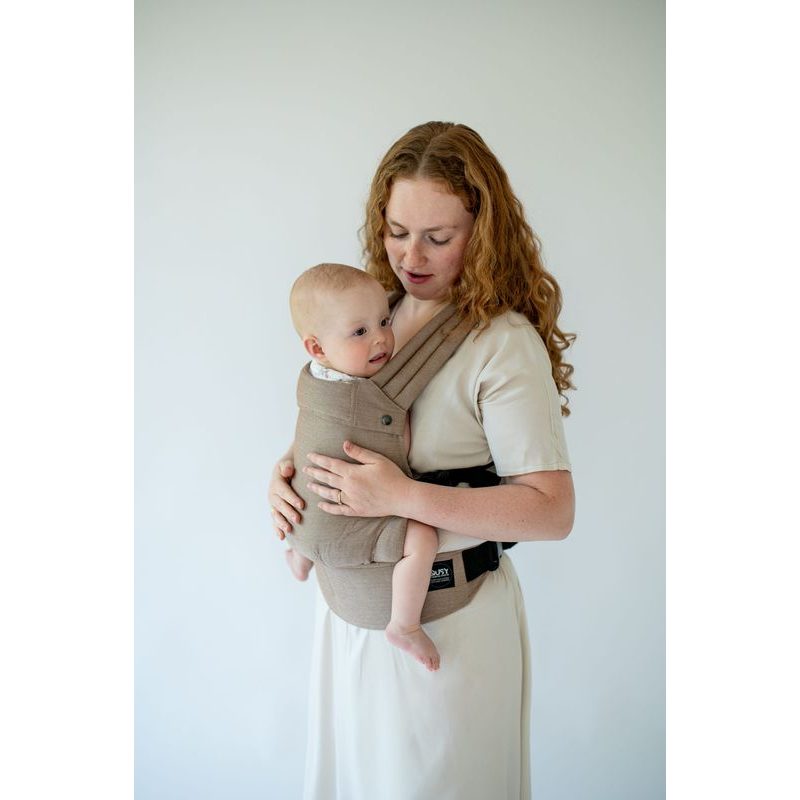 NOSÍTKO QUSY MINI 2.0 - WALNUT TWILL S BAMBUSEM - MINI - VEL. 56 - 1 ROK - NOSÍTKA