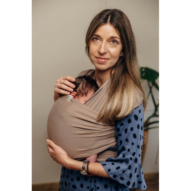 LENNYLAMB ELASTICKÝ ŠÁTEK - MOCHA - 5M - LENNYLAMB - ŠÁTKY