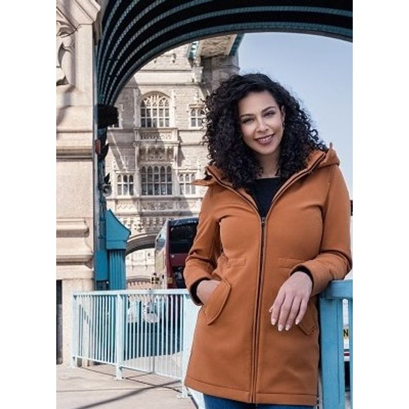 WOMBAT SHELL SOFTSHELL NOSÍCÍ BUNDA - CARAMEL - WOMBAT & CO. ZIMNÍ BUNDY - NOSÍCÍ OBLEČENÍ